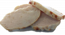 LAMELLES DE POULET RÔTI 4X2,5KG IQF HALAL DEENI